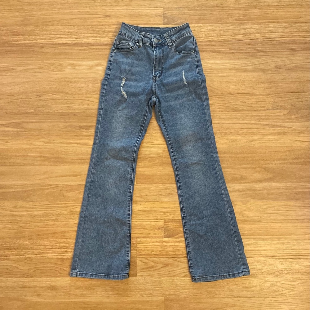 SHEIN Flare Blue Women’s Jeans Size Petite XXS